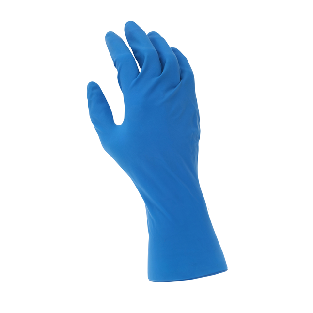 Dropship Disposable 14 Mil Blue Latex Gloves. Pack Of 50 High Risk Small  Glovs 12 Long With Textured Grid For Janitorial; Plumbing; Painting;  Automotive; Chemical Hand Protection. Powder Free. to Sell Online