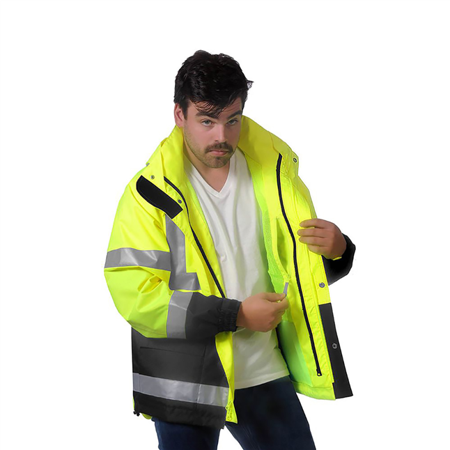 Illuminator™ Class Waterproof at Work Vests/Rainwear 300 Galeton | Glasses/Disposable Coveralls/Safety & Parka Gloves/Safety Hooded Denier 3