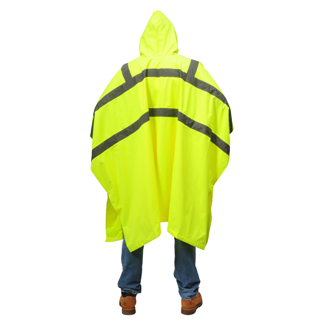 maling deltage Blaze Repel Rainwear™ 75 Denier Ripstop Reflective Rain Poncho | Work  Gloves/Safety Glasses/Disposable Coveralls/Safety Vests/Rainwear at Galeton