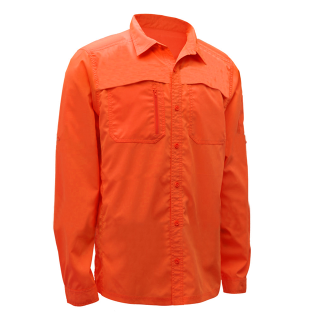 GSS Non-ANSI Lightweight Rip Stop Button Down Shirt with SPF 50